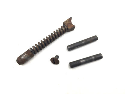 Stevens 107 B 16 Gauge, Shotgun Parts: Mainspring Plunger, Pins, Screw