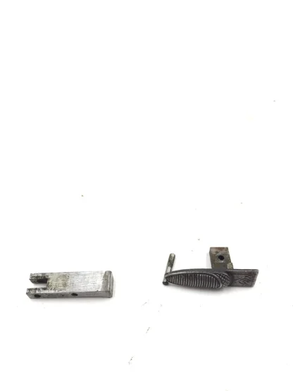 Ithaca 600 20 gauge O/U, shotgun parts, safety button, pins, and lever - Image 2