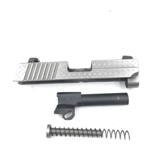 Sig Sauer P238 380acp, pistol parts, slide, barrel, and recoil spring