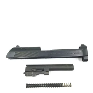 TBeretta 92D 9mm, pistol parts, slide, barrel, and recoil spring