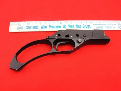 Winchester mod. 255 22 WinMAg Rifle parts: Trigger Housing & Finger Lever - Image 3