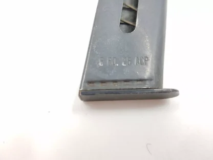 One Raven Arms Model P25 MP25 6rd 25 ACP Pistol Magazine Marked w/ Rd Count - Image 3