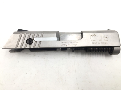 Taurus PT 140 .40 S&W, Pistol Parts: Slide, Barrel, Recoil Guide-bore has good rifling and should clean to bright