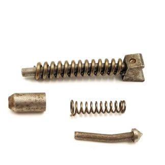Stevens 94C 12ga, Shotgun Parts, Stop Bolt Plunger w/ Spring, Mainspring Plunger w/ Spring, Seat