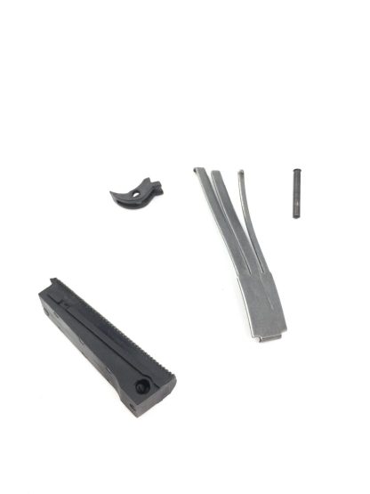 Kimber Custom II 1911 45acp, pistol parts,  mainspring housing (pin), lever, spring, pin - Image 5