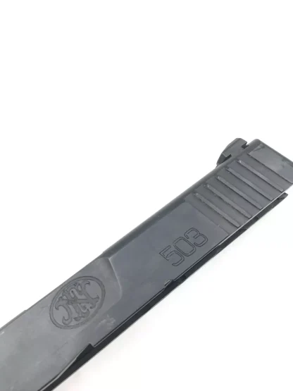 FN 503 9mm, pistol parts, slide, barrel, and recoil spring - Image 2