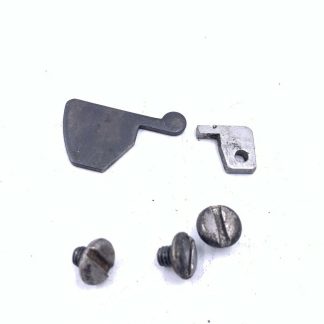Bryco Jennings Nine 9mm pistol parts: trigger disconnector, lever, screws