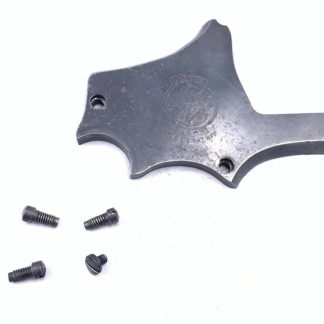 Smith & Wesson pre-10 38spl (has been rechamped to 38spl) pistol parts: sideplate