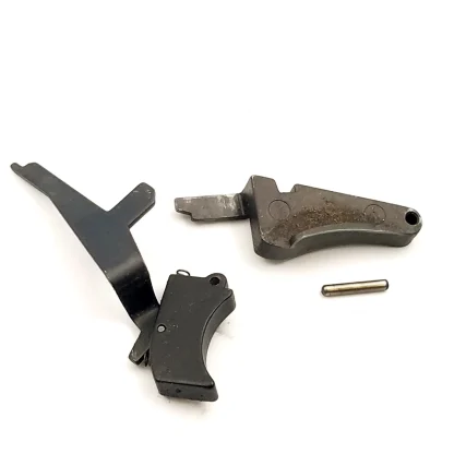 Lorcin L9MM, 9MM Pistol Part. Trigger w/ Bar, Grip Safety w/ Pin & Springs
