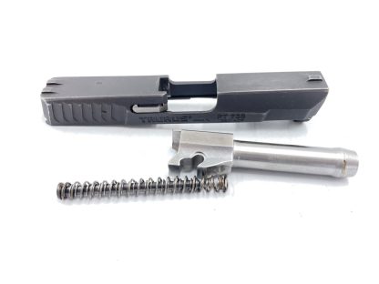 Taurus PT738 380acp pistol parts, slide, barrel, and recoil spring