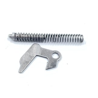 Smith and Wesson 457 45acp pistol parts, lever, plunger, and spring