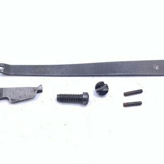 Smith & Wesson pre-10 38spl (has been rechamped to 38spl) pistol parts: mainspring, hand, screws, pins