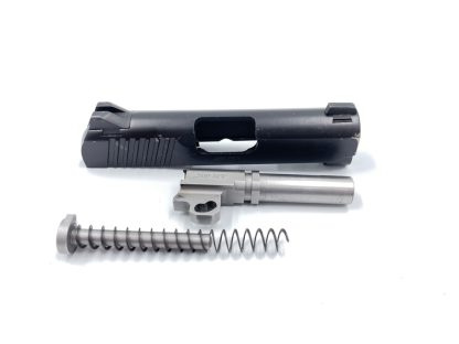 Kimber Micro .380 pistol parts, slide, barrel, and recoil spring