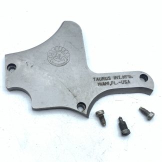 Taurus 17HMR pistol parts: sideplate, screws