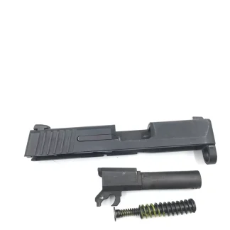 FN 503 9mm, pistol parts, slide, barrel, and recoil spring