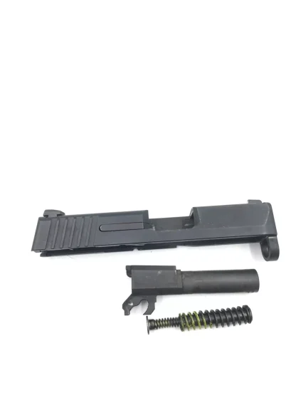 FN 503 9mm, pistol parts, slide, barrel, and recoil spring