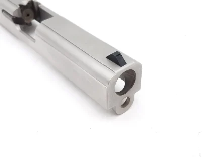 Smith & Wesson 40VE 40 Cal Pistol Parts: Slide, Barrel, & Recoil Spring - Image 6