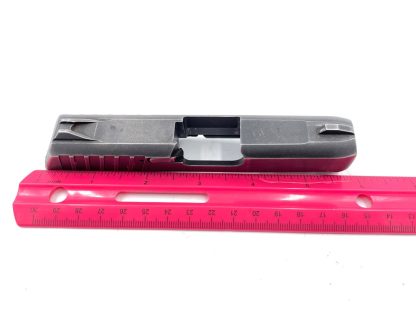 Ruger EC9S 9mm pistol parts, slide, barrel, and recoil spring - Image 5