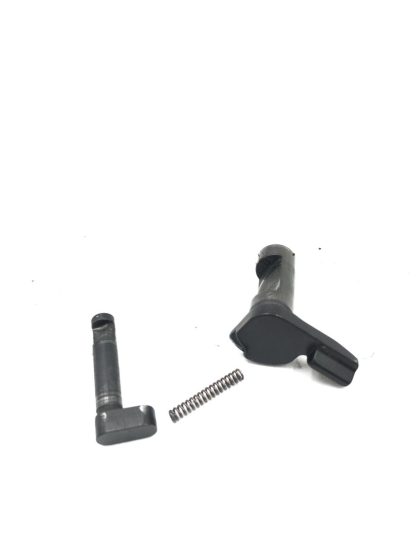 Beretta 92FS 9mm, pistol parts, disassembly lever, button, and spring