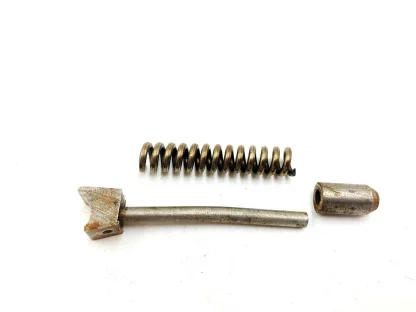 Stevens 107B 12ga. shotgun parts: Mainspring, plunger and seat
