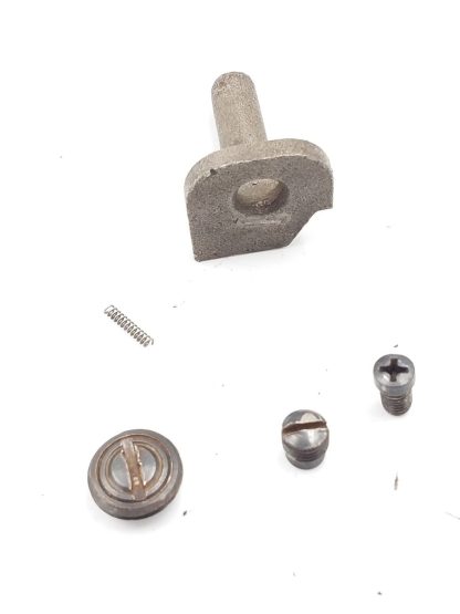 Noble 60A 12-ga Shotgun Parts: Stock Retainer, Screws, Spring