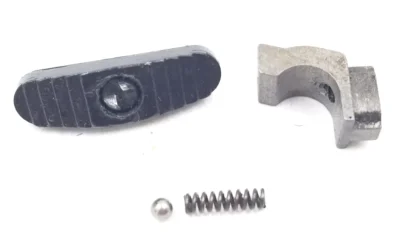 Mossberg 500 C, 20 Gauge Shotgun Parts: Safety Button, Lever, Ball, & Spring - Image 2