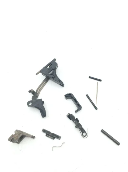 Glock 19 gen 4 9mm, pistol parts, trigger, bar, housing, magazine catch, pins