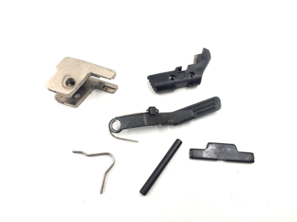 Smith & Wesson SW40VE .40 S&W, Pistol Parts: Slide Stop, Mag Catch, Barrel Stop, Lever, Pin, Spring - Image 3