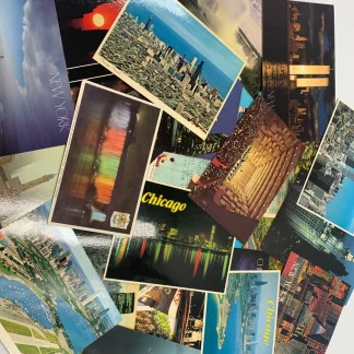 Vintage Collection of New York & Chicago Postcards- set of 36 unused