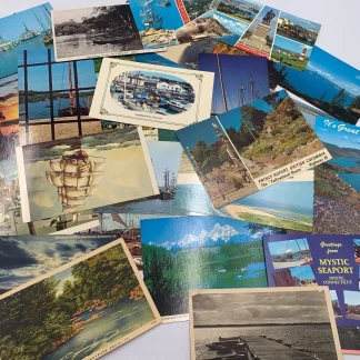 Vintage Collection of Scenic Water Views Postcards- set of 31 unused