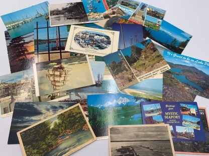 Vintage Collection of Scenic Water Views Postcards- set of 31 unused