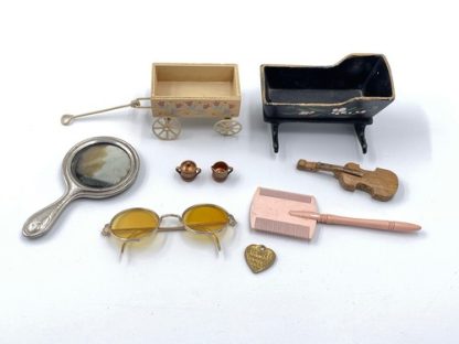 Antique Miscellaneous Doll Accessories and Furniture