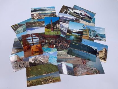 Vintage Collection of Alaskan Postcards- set of 34