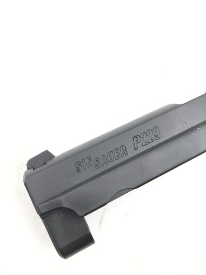 Sig Sauer P229 9mm Pistol Parts: slide, barrel, recoil spring, trigger, bar, hammer, strut, springs, grip, decocking lever, bearing, slide catch, magazine catch, ejector, seat, lever, - Image 10