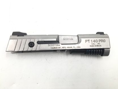 Taurus PT-140 PRO .40 S&W, Pistol Parts: Slide, Barrel, Recoil Guide