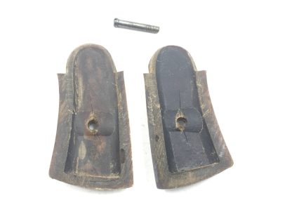 Belgian Pinfire .22 Caliber, Revolver Parts: Grips, Screw - Image 2