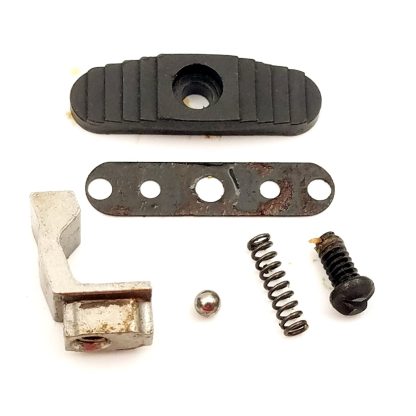 Mossberg 590 12ga, Shotgun Part. Safety, Button, Plate, Ball, Spring, Screw