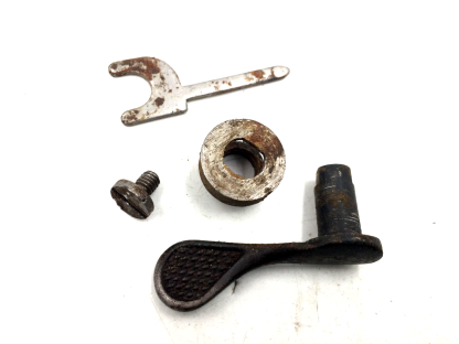 Stevens 94B 12 Gauge, Shotgun Parts: Top Snap, Plunger, Sleeve, Screw - Image 3