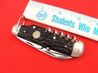 Vintage Boker Tree 182 German stag handles camp utility knife