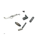 Colt Python 357 mag., revolver parts, cylinder bolt, latch pin detail, pin, screw