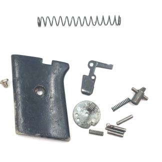 Raven Arms MP-25 .25ACP, Pistol Parts: Right Grip, Cam, Lever, Safety, Springs, Pins-grip has been painted