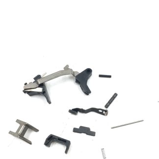 Glock 43 Gen 4 9mm, pistol parts, trigger, bar, housing, magazine catch, pins, slide catch, springs, stop