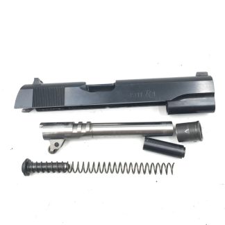 Remington 1911 R1 .45ACP, pistol parts, slide, barrel, and recoil spring