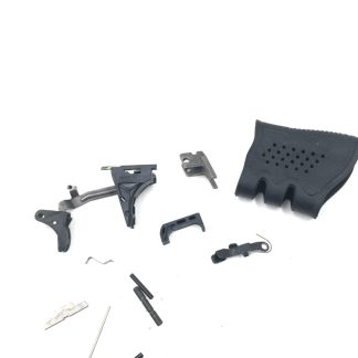 Glock 19 MOS Gen 4 9mm, pistol parts, trigger, bar, housing, slide catch, pins, springs, magazine catch, stop