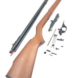 Marlin 60 New Model 22lr Rifle Parts kit: stock, barrel, trigger group, bolt, handle, recoil spring, magazine tube, side plate assembly, screws, pins