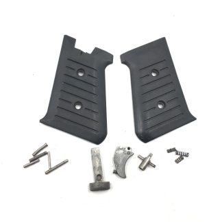 Jennings Bryco 59 9mm, Pistol Parts: Grips, Trigger, Mag Catch, Lever, Springs, Pins