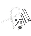 Mossberg 590 12 gauge, shotgun parts, magazine spring, cap, follower, safety, button, interrupter, elevator, stop, screw, ejector