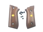 Taurus PT-92 AF, 9mm Pistol Parts: Wooden Grips, Screws, Bushings
