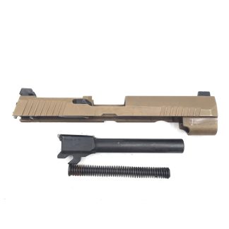 Sig Sauer P320 X-VTAC 9mm, pistol parts, optic ready slide (no cover plate), barrel, and recoil spring
