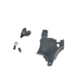 Colt Python 357 Magnum, revolver parts, side plate, thumb piece, screws, springs